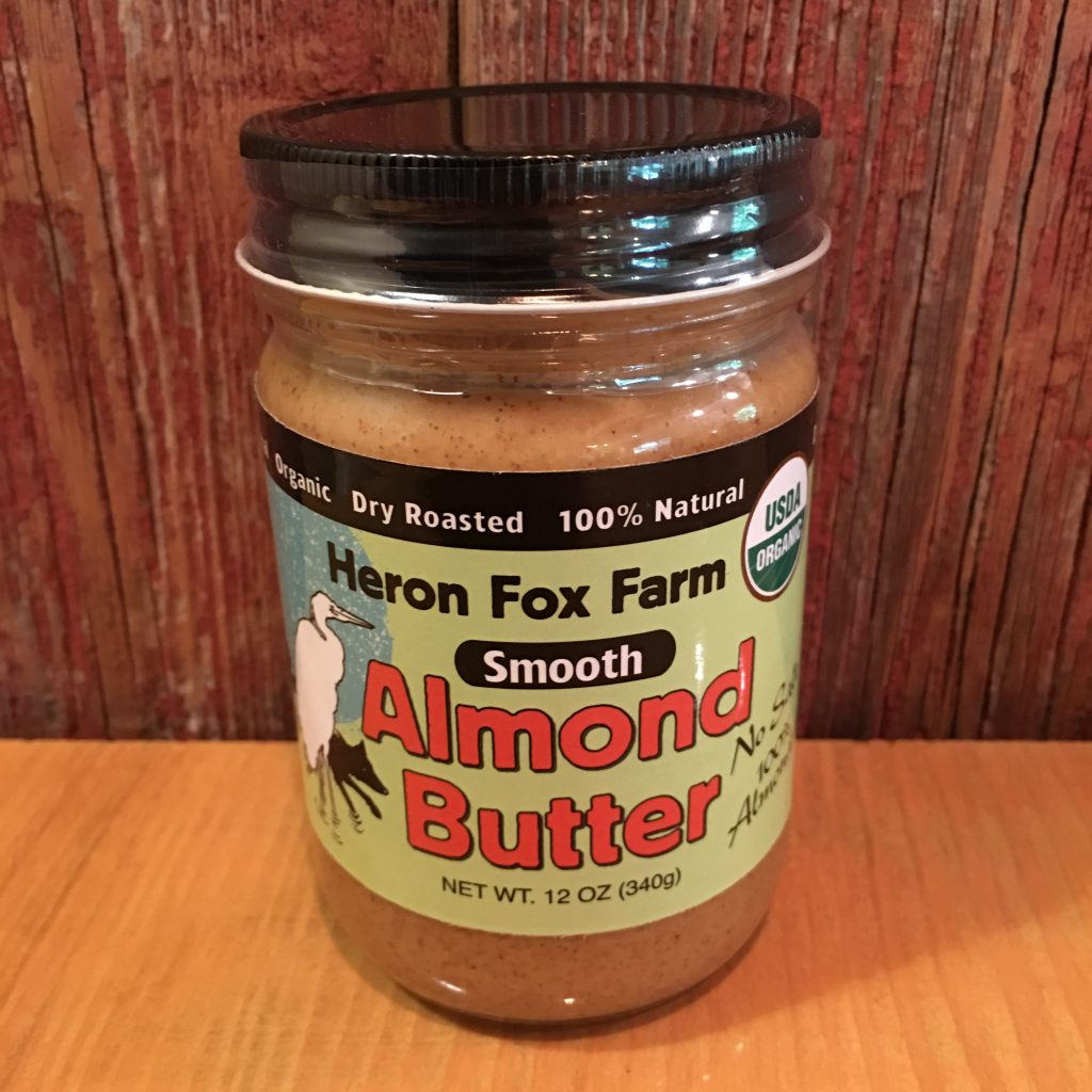 Certified Organic Roasted Almond butter – Heron Fox Farm- California ...